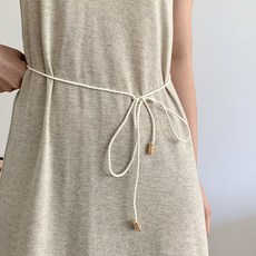 아펙토 여성용 끈 꽈배기 포인트 벨트