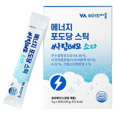 Vitamin Village 能量葡萄糖粉隨身包 蘇打口味 30條入, 1盒, 180g