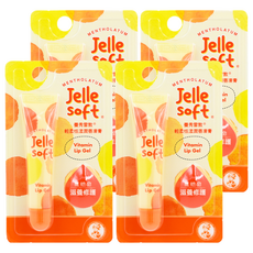 MENTHOLATUM 曼秀雷敦 輕柔恬漾潤唇凍膏 深度滋潤 修護乾裂雙唇 8g/條, 維他命, 4條