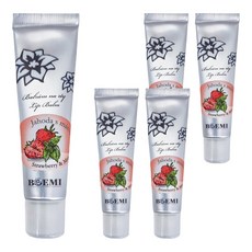 BOEMI 花粉詩境 潤唇膏, 水漾草莓, 15ml, 5件