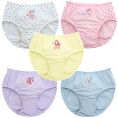 PremierFam 女童用秘密Jouju Lovey三角內褲5件組