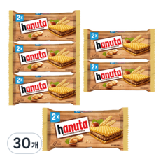 hanuta 夾心威化餅 榛果巧克力口味, 44g, 30包