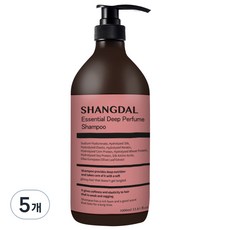 샹달 에센셜 딥퍼퓸 단백질 샴푸, 1L, 5개