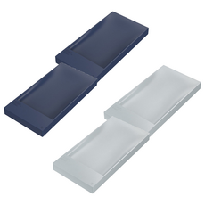 MONACO OLIVE 矽膠肥皂架 2件組, 珍珠灰, 土耳其藍, 2套