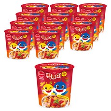 Otaste 碰碰狐小鯊魚炒年糕 微辣 微甜, 116g, 12入