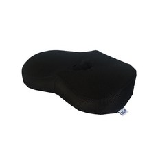 涼感甜甜圈輔助坐墊, 醪黑, 1個