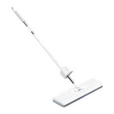 巧福 免手洗平板拖把 型號UC-107W ABS塑料/PP不鏽鋼材質, 1支