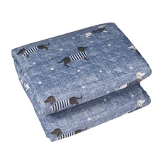 Hanil medical 狗狗圖案高級電熱毯, 中(1000 x 1800 mm), 狗狗圖案