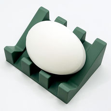 바코젤 논슬립 실리콘 비누받침, 그린, 1개