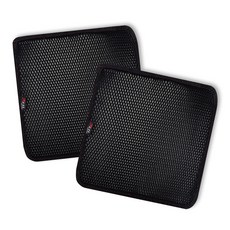 XFIT 涼爽通風結構 酷夏汽車夏季坐墊, 2個, 黑色