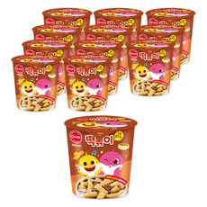 Otaste 碰碰湖鯊魚寶寶杯裝即食烤肉風味炒年糕, 12入, 114g