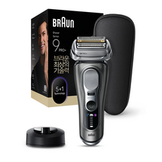 BRAUN 시리즈 9 PRO+ 울트라 씬 전기면도기, 9615s, 그라파이트
