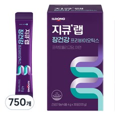 지큐랩 장건강 프리바이오틱스, 4g, 750개