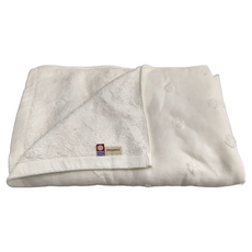 imabari towel 今治毛巾 今治認證日本內銷款有機棉酵素染速乾紗布浴巾 - 60x120cm, 水玉白, 1條
