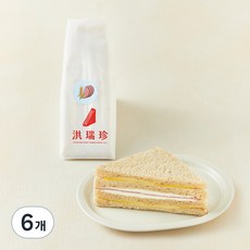 홍루이젠 호밀빵 햄 샌드위치, 68g, 6개