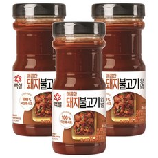 CJ BEKSUL 白雪 辣味豬肉烤肉醬, 840g, 3個