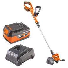 ETQ USA 20V鋰電割草機 4.0套裝 主機 + 4.0Ah鋰電池 + 2.3C充電器, 1組