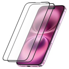 케이엠디자인 전면 강화유리 휴대폰 액정 보호필름 2p, 1세트