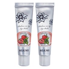 BOEMI 花粉詩境 潤唇膏, 水漾草莓, 15ml, 2件