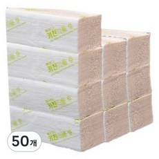 原生紙漿抽取式廚房紙巾, 100張, 50包