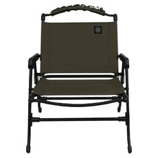 KZM OUTDOOR 工業風低座折疊椅, 軍綠色, 1個