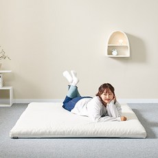 024 HOME 酣睡床墊 + 內襯 + 絎縫床包組合, 米色, 7cm