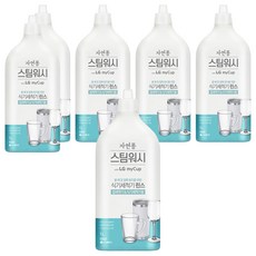 자연퐁 스팀워시 마이컵 식기세척기 린스, 1L, 6개