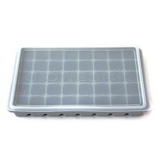 Kitchen Factory 馬卡龍色矽膠製冰盒 40格, 灰色