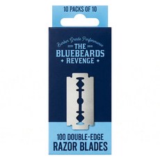 THE BLUEBEARDS REVENGE 藍鬍子 雙面刮鬍刀片, 1套, 100個裝