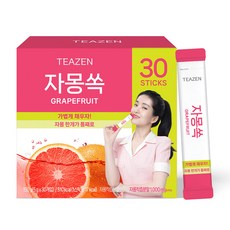 TEAZEN 茶禪 康普茶隨身包 葡萄柚口味, 5g, 30條, 1盒