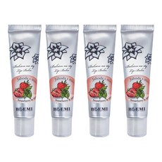 BOEMI 花粉詩境 潤唇膏, 水漾草莓, 15ml, 4件