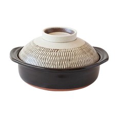 SAJI 佐治陶器 日本製一人食土鍋/湯鍋 (850ML) 和風款, 18.5cm, 1個