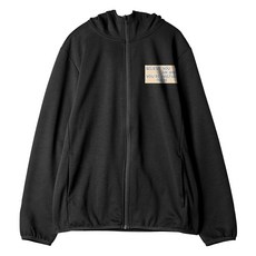男款 BELIEVE 印花線條連帽拉鍊外套