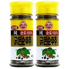 OTTOGI 不倒翁 黑胡椒粉, 45g, 2個