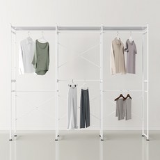 하비티 프리미엄 행거 2단, 화이트