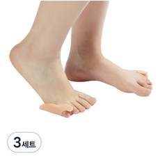 포유리빙 小腳趾分離矽膠保護套 左右套組 膚色, 3套