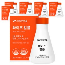 비타민마을 와이즈 칼륨 144g, 120정, 6개