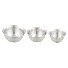 PEARL LIFE 珍珠金屬 不鏽鋼圓型濾水調理盆3件組, PL_HB-3584, 1組