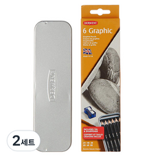 DERWENT 德爾文 繪圖鉛筆組 6支 DE700835, 2套