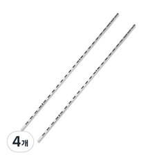 오빌 25피치 싱글 찬넬 기둥, 크롬, 4개