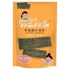 goodies 好滋好滋 焦香脆片海苔 梅子風味, 45g, 1包