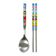 LE BARN 蠟筆小新 兒童湯匙筷子組, 1組, 湯匙 + 筷子