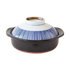 SAJI 佐治陶器 日本製一人食土鍋/湯鍋 細食草款 950g 850ml, 18.5cm, 1個