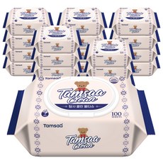 탐사 클린 물티슈, 100매, 20개