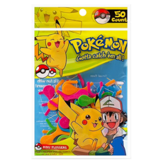 Dr.Fresh Pokemon 精靈寶可夢 兒童安全造型牙線 50支入 4-12歲幼童使用, 1包, 4色