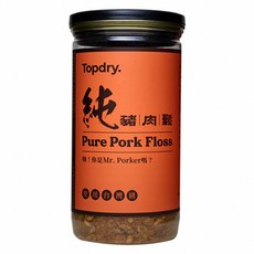 TOPDRY 頂級乾燥 純豬肉鬆, 120g, 1罐