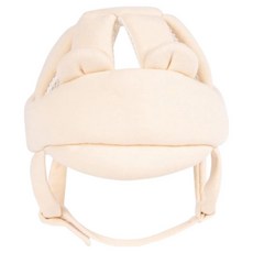 aguard 寶寶護頭帽, 象牙白, 頭圍可調節, 寶寶學步防摔神器, 1個