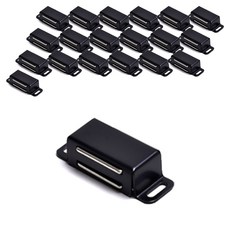 손잡이세상 스텐 자석 파워 빠찌링 블랙, 20개