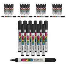 PENMAX 白板筆 209, 黑色的, 60個