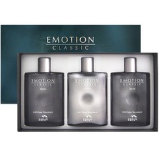 Flor De Man Emotion Classic 男士專用護膚特別企劃2件組, 1套, 皮膚160ml 2p+乳液160ml